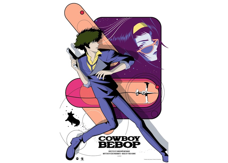 Mondo Cowboy Bepbop White Variant 2022 SDCC Exclusive Print (Edition of 270)