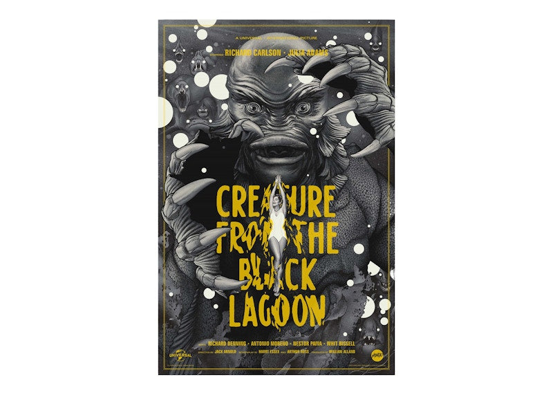 Mondo Creature From the Black Lagoon Silver Screen Variant 2022 SDCC Exclusive Print (Edition of 170)