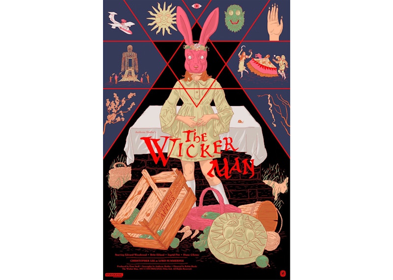 Mondo Nautilus x Mondo: The Wicker Man Poster Print (Edition of 200)