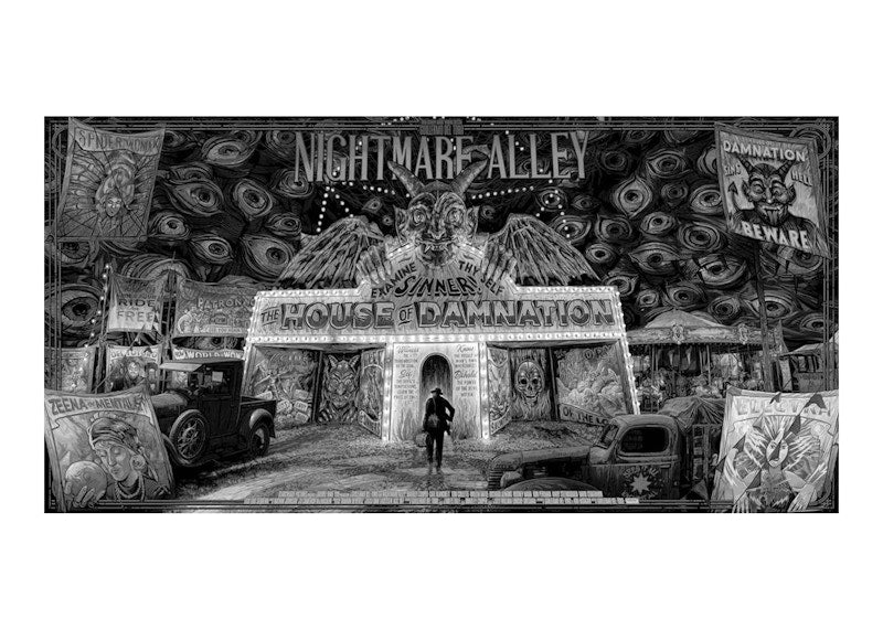 Mondo Nightmare Alley (Darkness and Light) Variant Poster Print (Edition of 150)