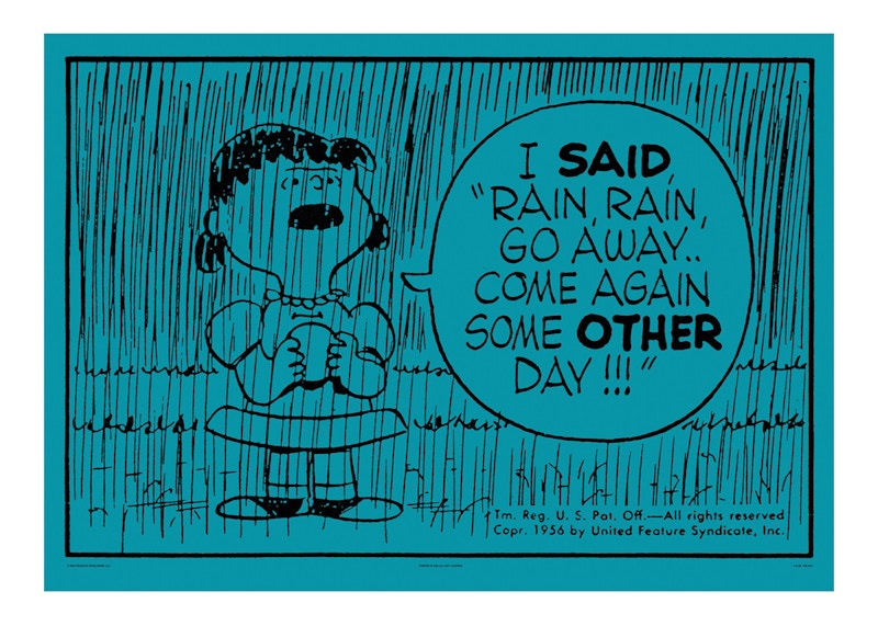 Mondo Peanuts 2022 SDCC Exclusive Print (Edition of 170) Blue