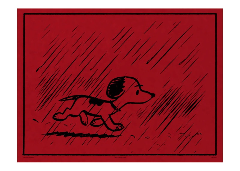 Mondo Peanuts 2022 SDCC Exclusive Print (Edition of 170) Red