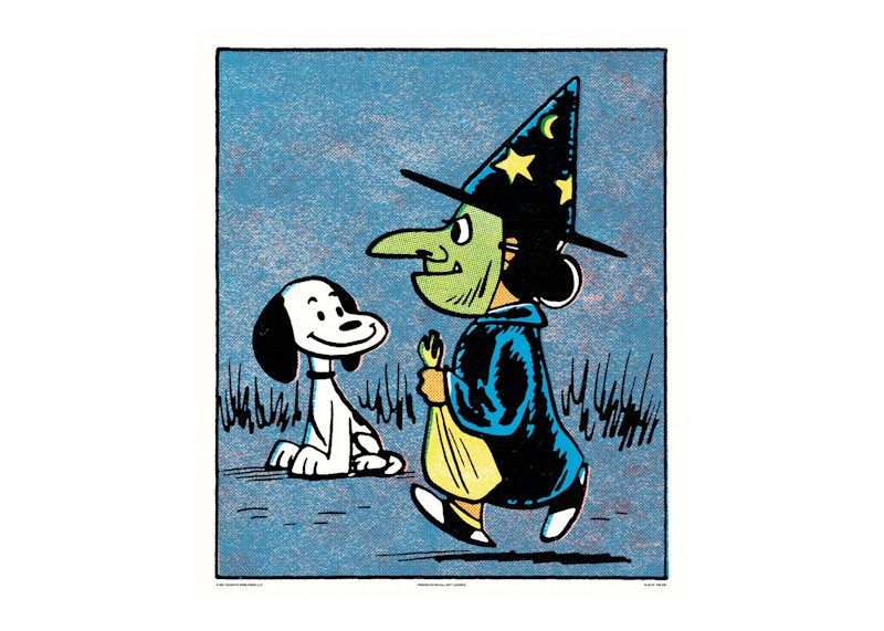 Mondo Peanuts Snoopy and WItch Poster Print (Edition of 170)