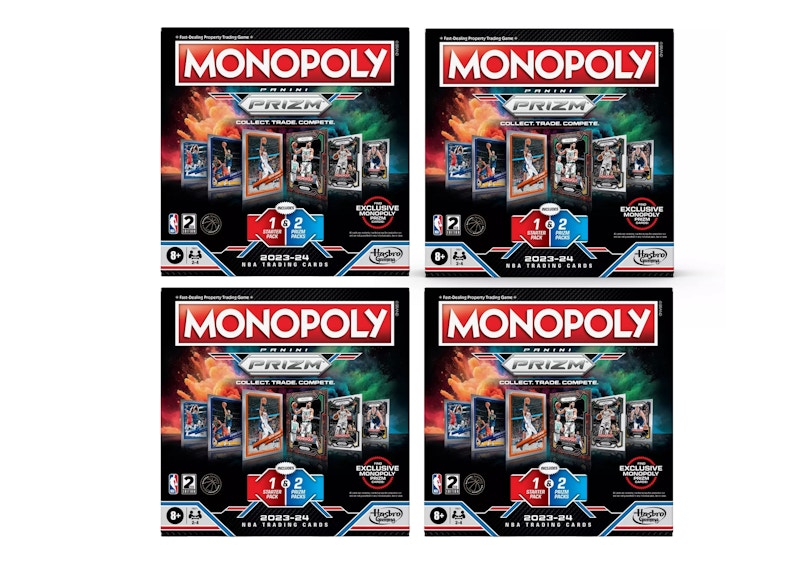 Monopoly Prizim NBA 2nd Edition Board Game 4x Lot