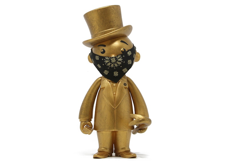 Monopoly x Switch x Bait Mr. Pennybags Vinyl Figure Gold