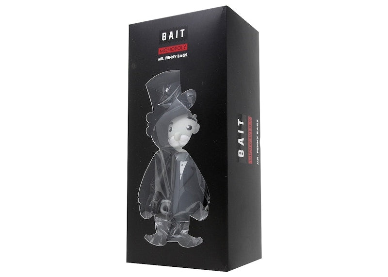 Monopoly x Switch x Bait Mr. Pennybags Vinyl Figure Grey