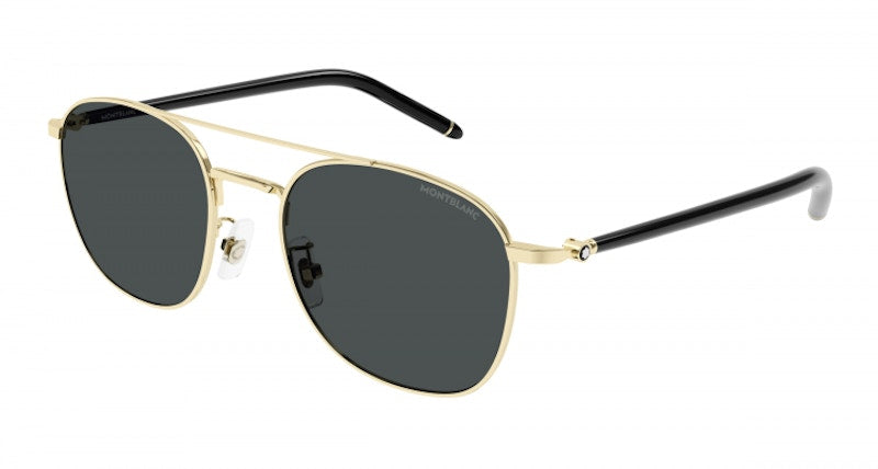 Mont Blanc Avialor Sunglasses Gold Black Grey-Gold Black Grey (MB0271S-006)