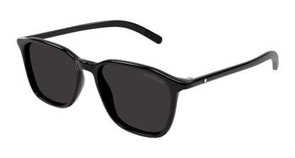 Mont blanc Square Sunglasses Black-Grey (MB0325S-001)