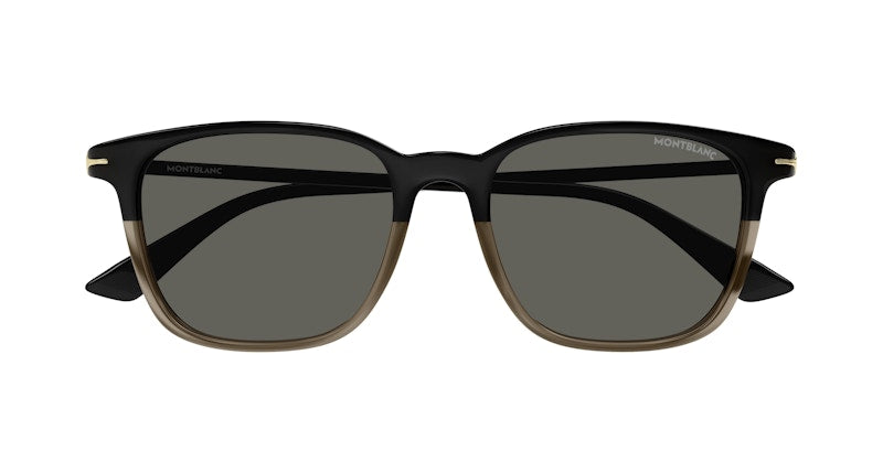 Mont blanc Square Sunglasses Black-Grey (MB0338S-003)