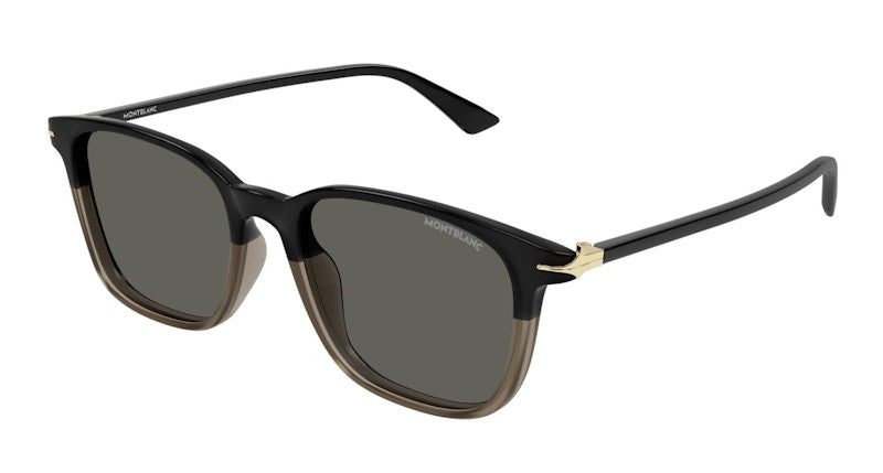 Mont blanc Square Sunglasses Black-Grey (MB0338S-003)