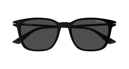 Mont blanc Square Sunglasses Black-Smoke (MB0338S-001)