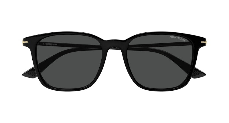 Mont blanc Square Sunglasses Black-Smoke (MB0338S-001)