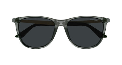 Mont blanc Square Sunglasses Grey Gold-Smoke (MB0330S-004)