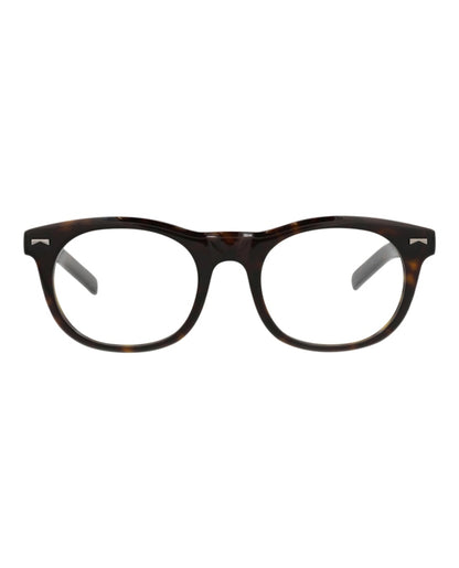 Mont Blanc Round-Frame Acetate Optical Frames Havana Havana Transparent (MB0229O-30013543-002)