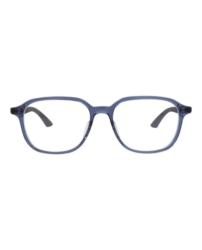 Montblanc Round-Frame Recycled Acetate Optical Frames Blue Ruthenium Transparent (MB0335OA-30015020-003)