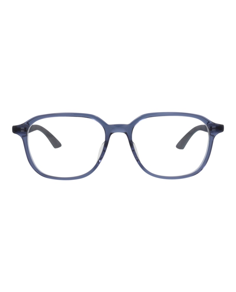Montblanc Round-Frame Recycled Acetate Optical Frames Blue Ruthenium Transparent (MB0335OA-30015020-003)