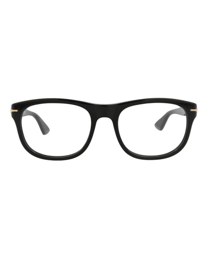 Montblanc Square-Frame Recycled Acetate Optical Frames Black Black Transparent (MB0306O-30014592-005)
