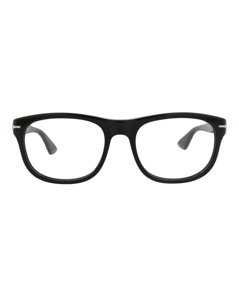 Montblanc Square-Frame Recycled Acetate Optical Frames Black Black Transparent (MB0306O-30014592-005)