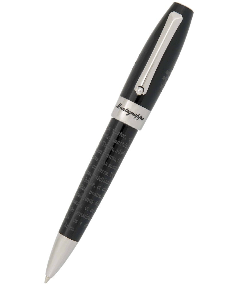 Montegrappa Fortuna Black Resin 5.375in Ballpoint ISCOCBPN