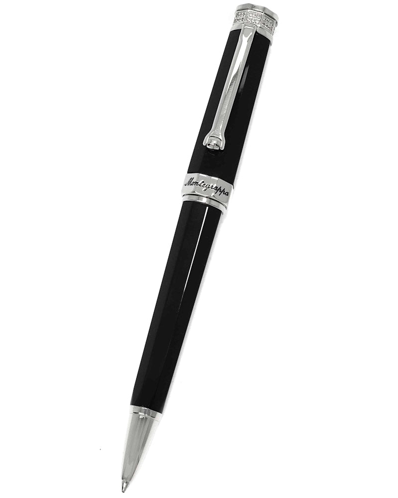 Montegrappa Nero Uno Black Resin 5.5in Ballpoint ISNUBBAC