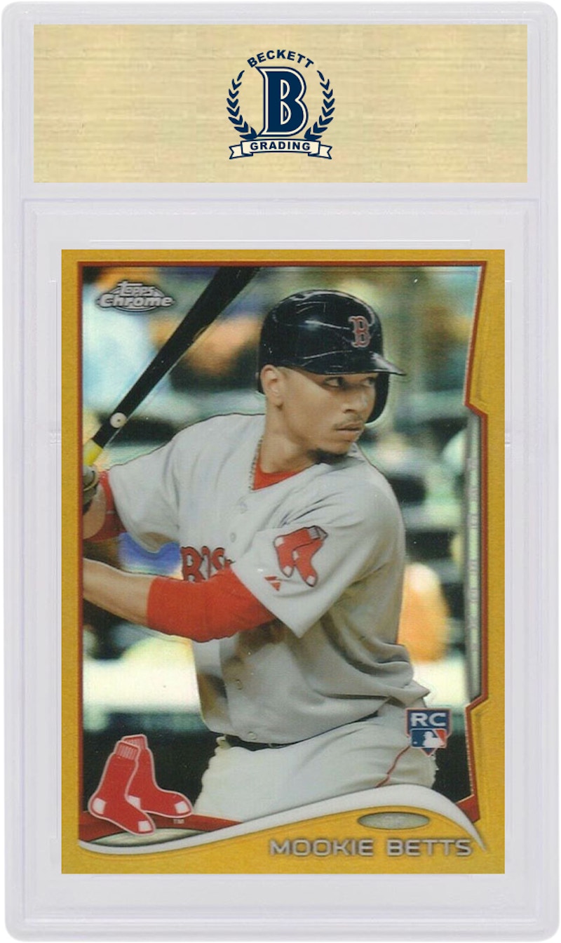 Mookie Betts 2014 Topps Chrome Update Rookie Gold /250 #US-20 (PSA or BGS Graded)