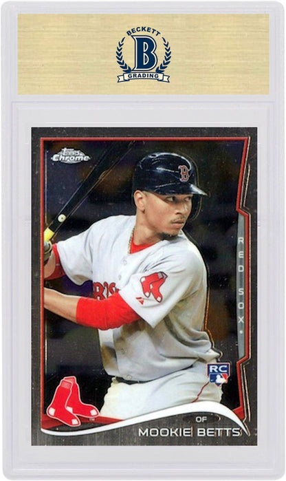 Mookie Betts 2014 Topps Chrome Update Rookie US-20 (PSA or BGS Graded)