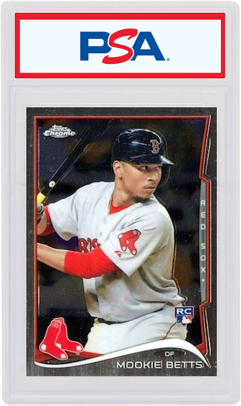 Mookie Betts 2014 Topps Chrome Update Rookie US-20 (PSA or BGS Graded)