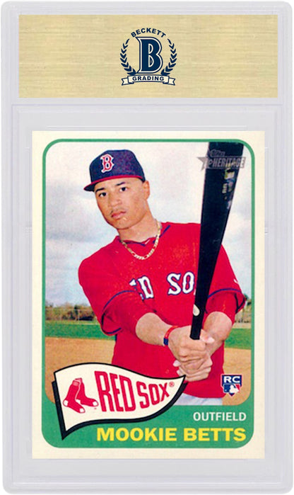 Mookie Betts 2014 Topps Heritage Rookie H558 (PSA or BGS Graded)