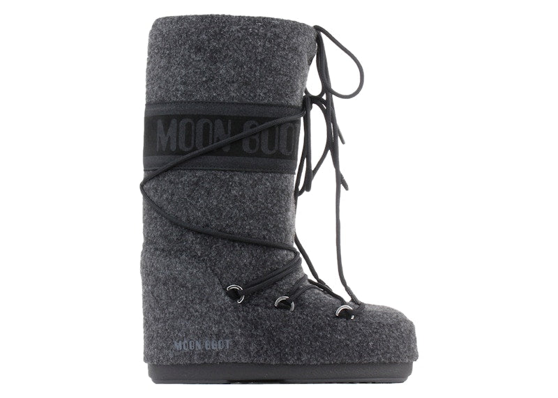 Moon Boot Icon Felt Boot Grey