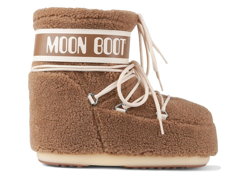 Moon Boot Icon Fleece Low Boot Camel