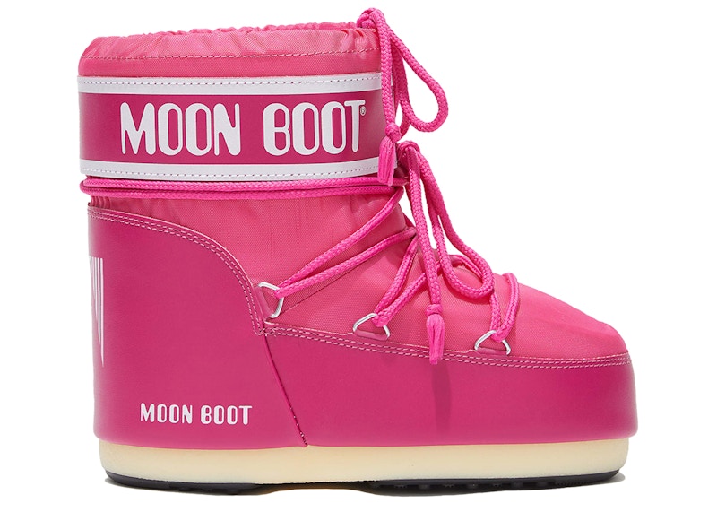 Moon Boot Icon Low Nylon Boot Magenta