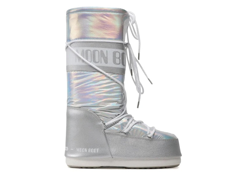 Moon Boot Icon Met Boot Silver