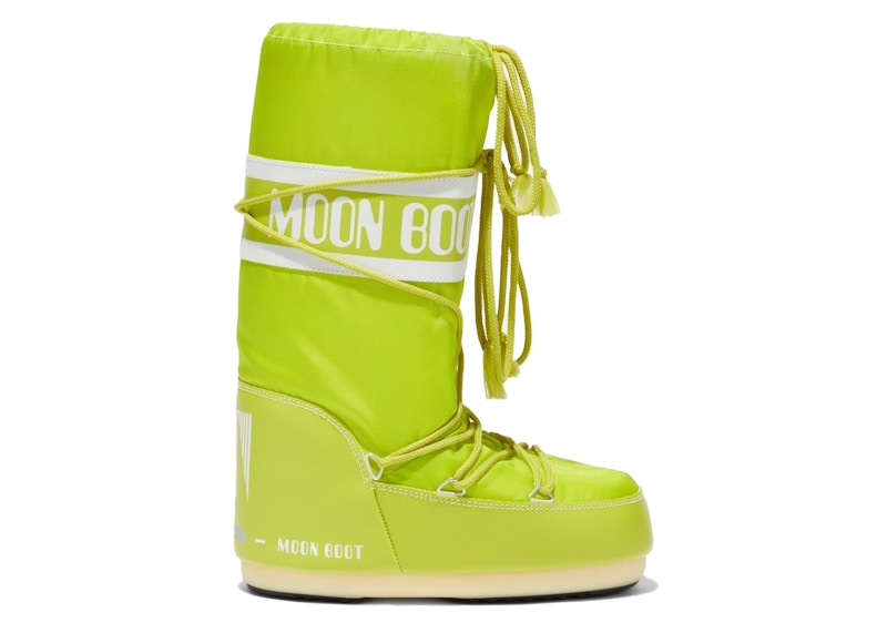 Moon Boot Icon Nylon Boot Lime Green