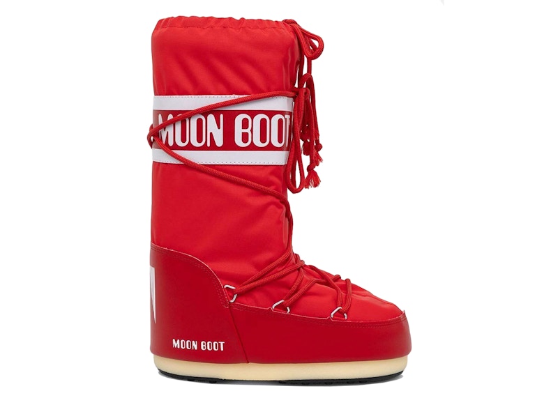 Moon Boot Icon Nylon Boot Red