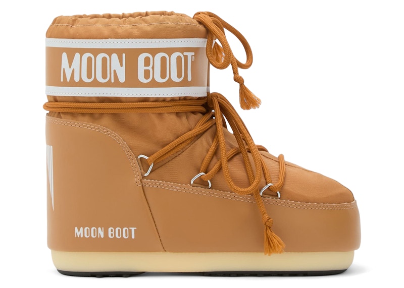 Moon Boot Icon Nylon Low Boot Cognac