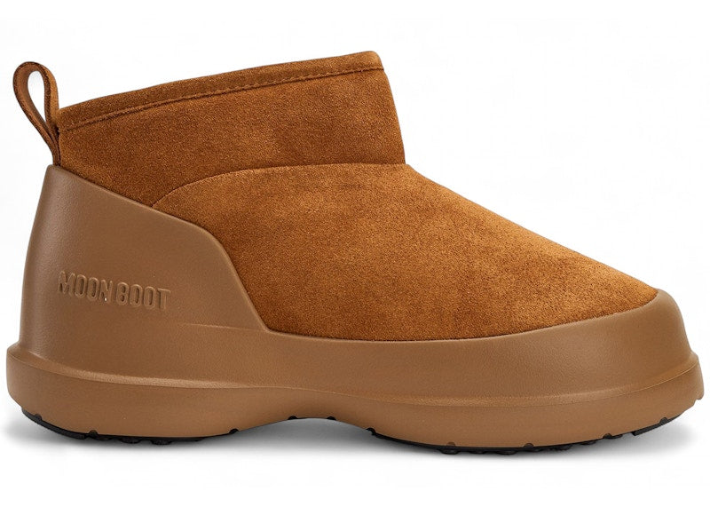 Moon Boot Luna Low Boot Suede Cognac (Women's)