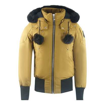 Moose Knuckles Debbie Bomber Down Jacket Brown