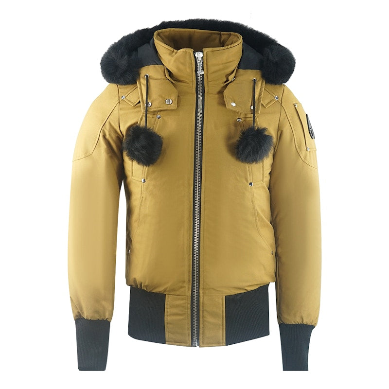 Moose Knuckles Debbie Bomber Down Jacket Brown