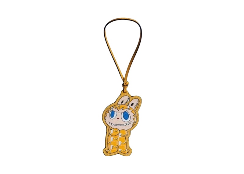 Moynat x Kasing Lung The Monsters Labubu Bag Charm Yellow