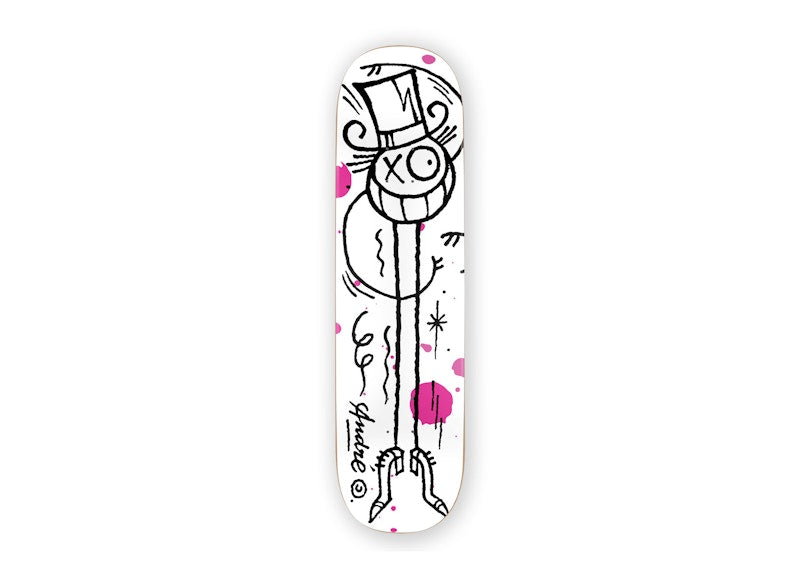 Mr. André Ménage à Trois ou Quatre 3 Skateboard Deck (Signed, Edition of 75)