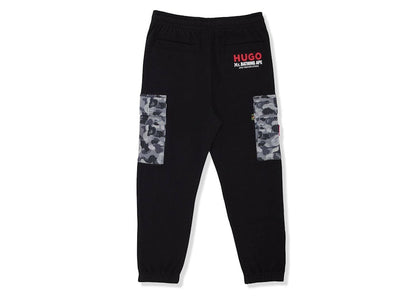BAPE x Hugo Camo Sweatpants Black