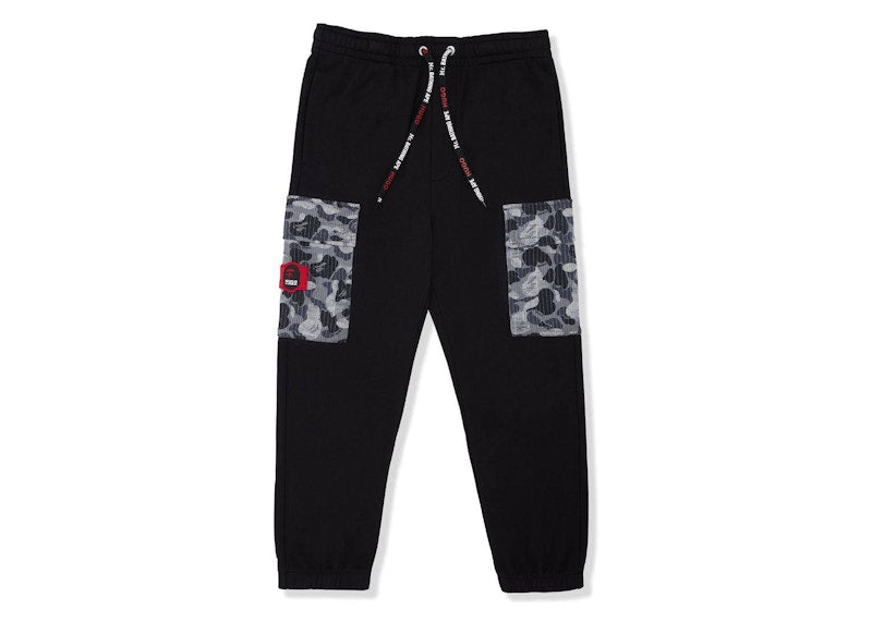 BAPE x Hugo Camo Sweatpants Black
