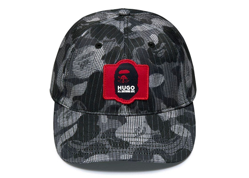 BAPE x Hugo Cap Black