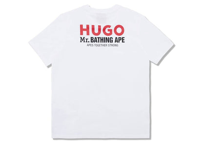BAPE x Hugo Logo Tee White