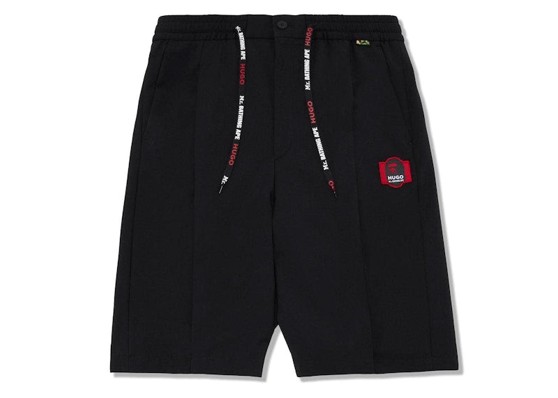 BAPE x Hugo Shorts Black