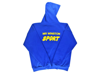 Mr Winston Puff Hooded Sweatshirt Blue