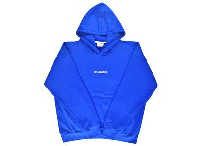 Mr Winston Puff Hooded Sweatshirt Blue
