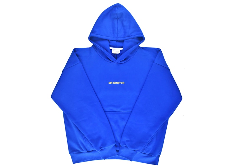 Mr Winston Puff Hooded Sweatshirt Blue