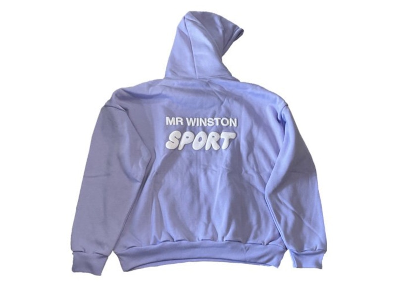 Mr Winston Puff Hooded Sweatshirt Lilac