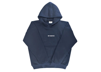 Mr Winston Puff Hooded Sweatshirt Navy